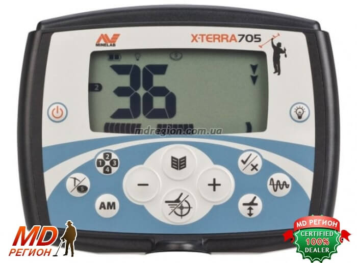 Minelab XTerra 705 дисплей Minelab XTerra 705 дисплей