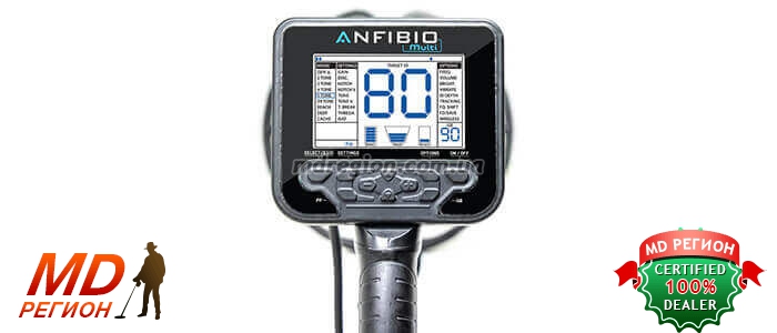 металлоискатель Nokta Anfibio Multi Light дисплей металлоискатель Nokta Anfibio Multi Light дисплей